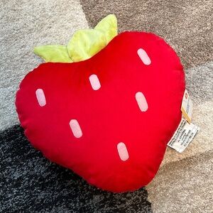 Target Bullseye’s Playground plush strawberry pillow, NWT!